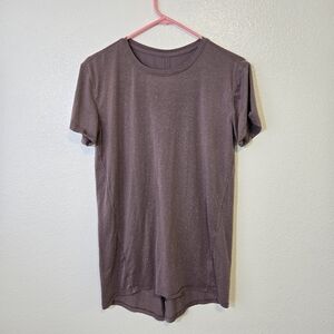 Lululemon Open Back T-shirt Womens Yoga Top Tee